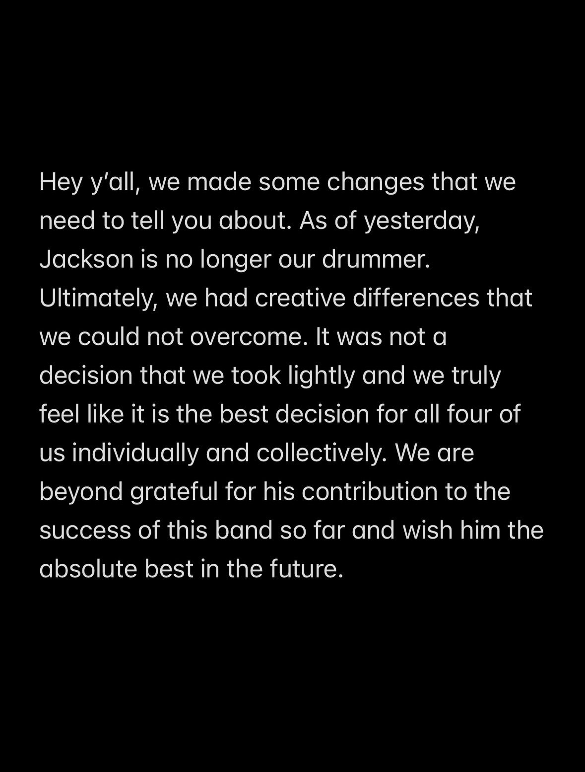 DM us if you&rsquo;re a drummer out there&hellip; 👀