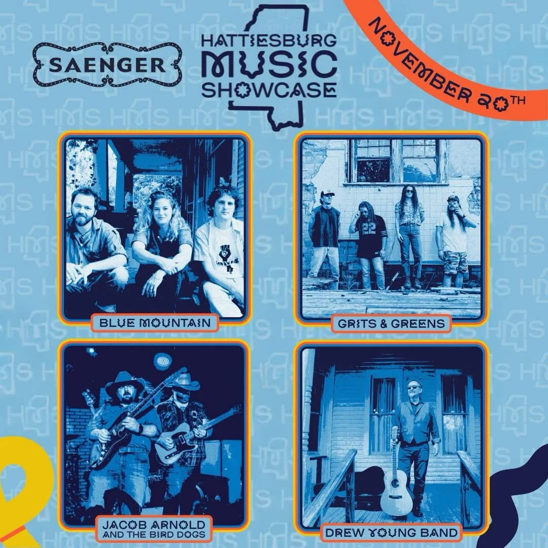 HATTIESBURG! Tickets have officially gone on sale! Help all these bands out and let&rsquo;s make this a night to remember! 

🎸 Drew Young Band &mdash; Americana, country, folk &amp; rock &amp; roll
🐕 Jacob Arnold &amp; The Bird Dogs &mdash; Old Sch