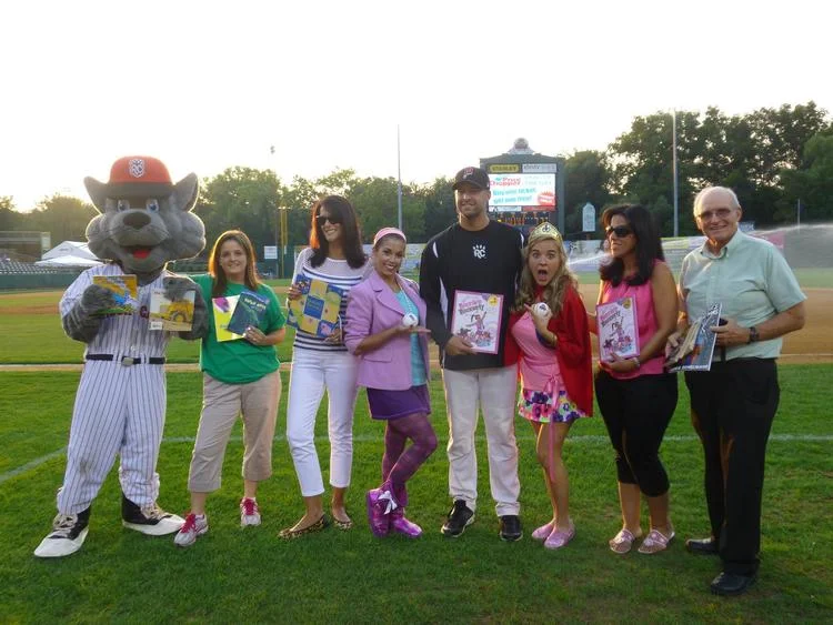 Merrilee Mannerly and Posy Perform the National Anthem at the New Britain Rock Cats Game