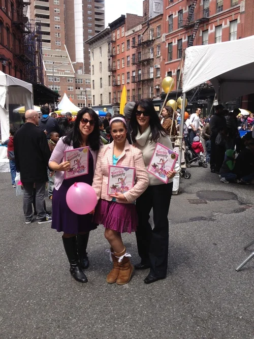 Merrilee Mannerly at the Tribeca Film Festival Family Festival in NYC