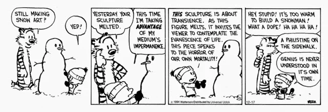 The creative business as told by Calvin and Hobbes.