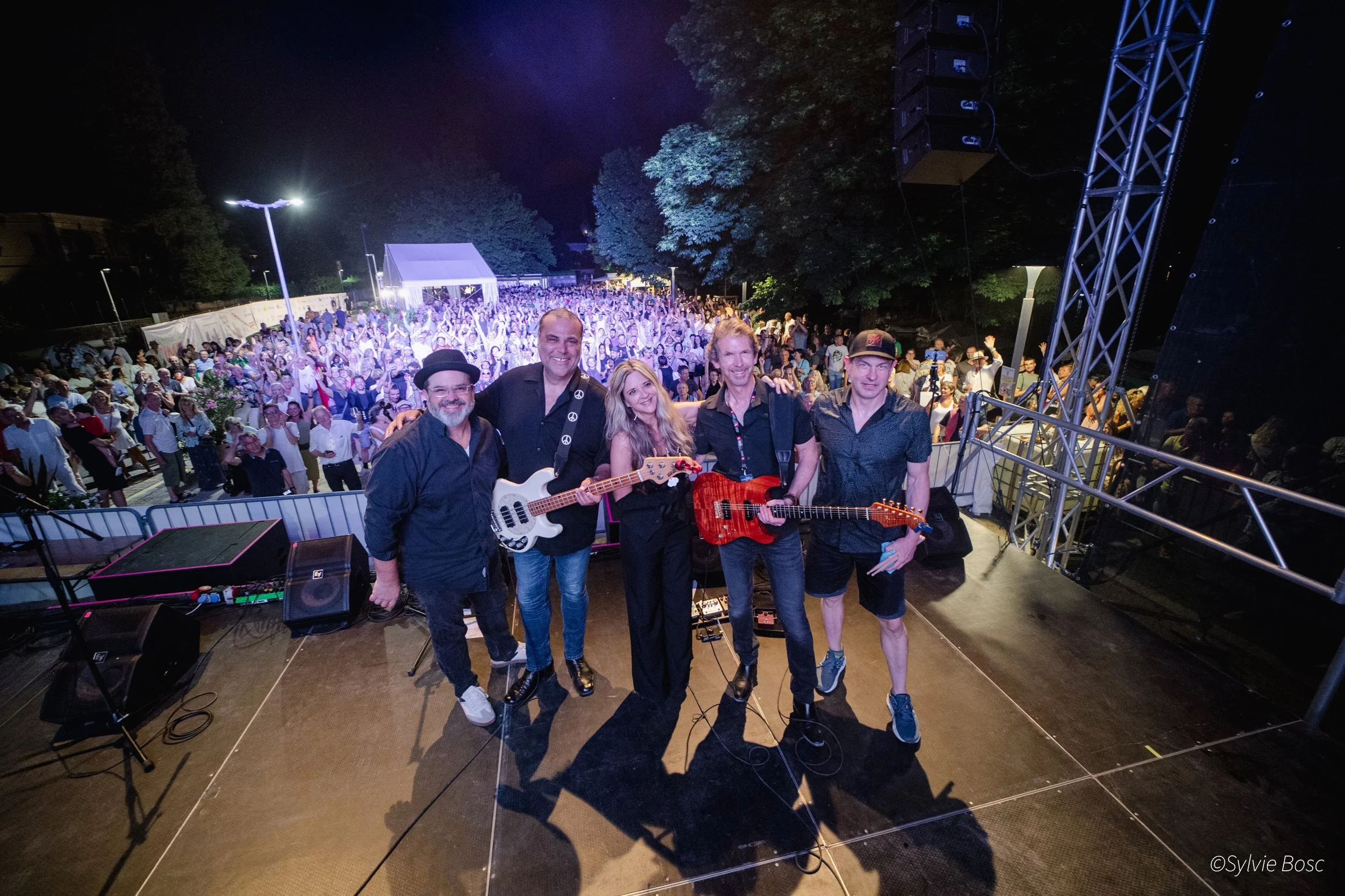 Caslano Blues Festival in southern Switzerland with the Shari Puorto Band
