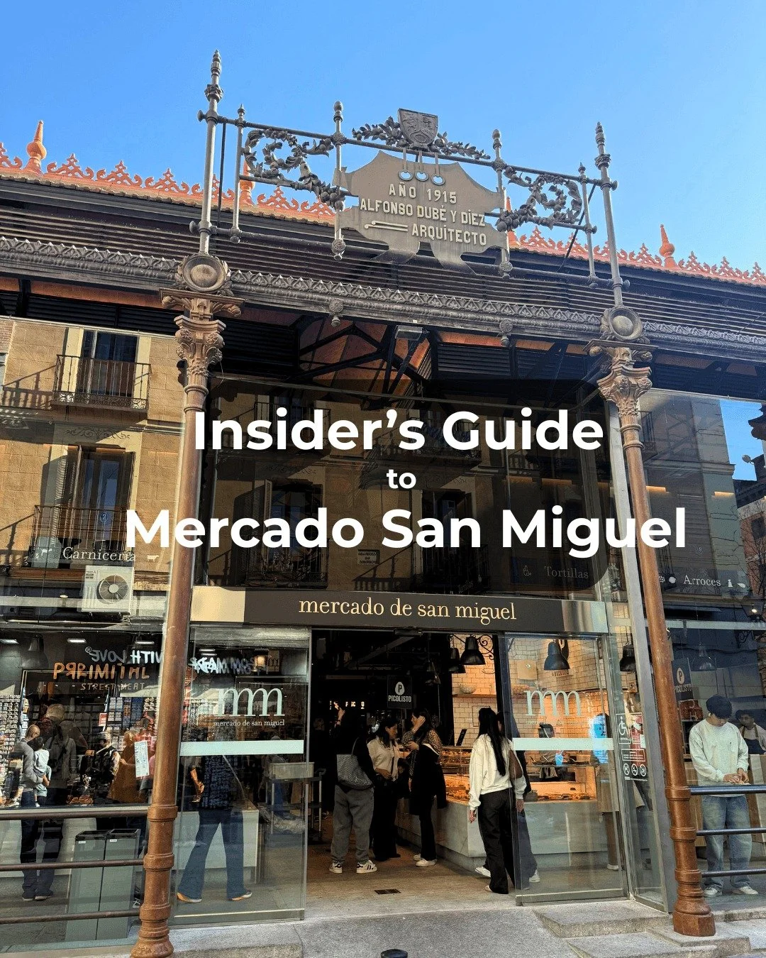 The San Miguel Market is Madrid's most famous food hall. Here are our tips for how to have the most delicious visit as well as other Madrid markets worth visiting! 

#marketculture #madridmarkets #visitmadrid #madridmarkettour #mercadosanmiguel