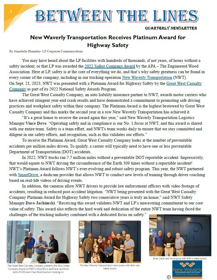 Resources New Waverly Transportation