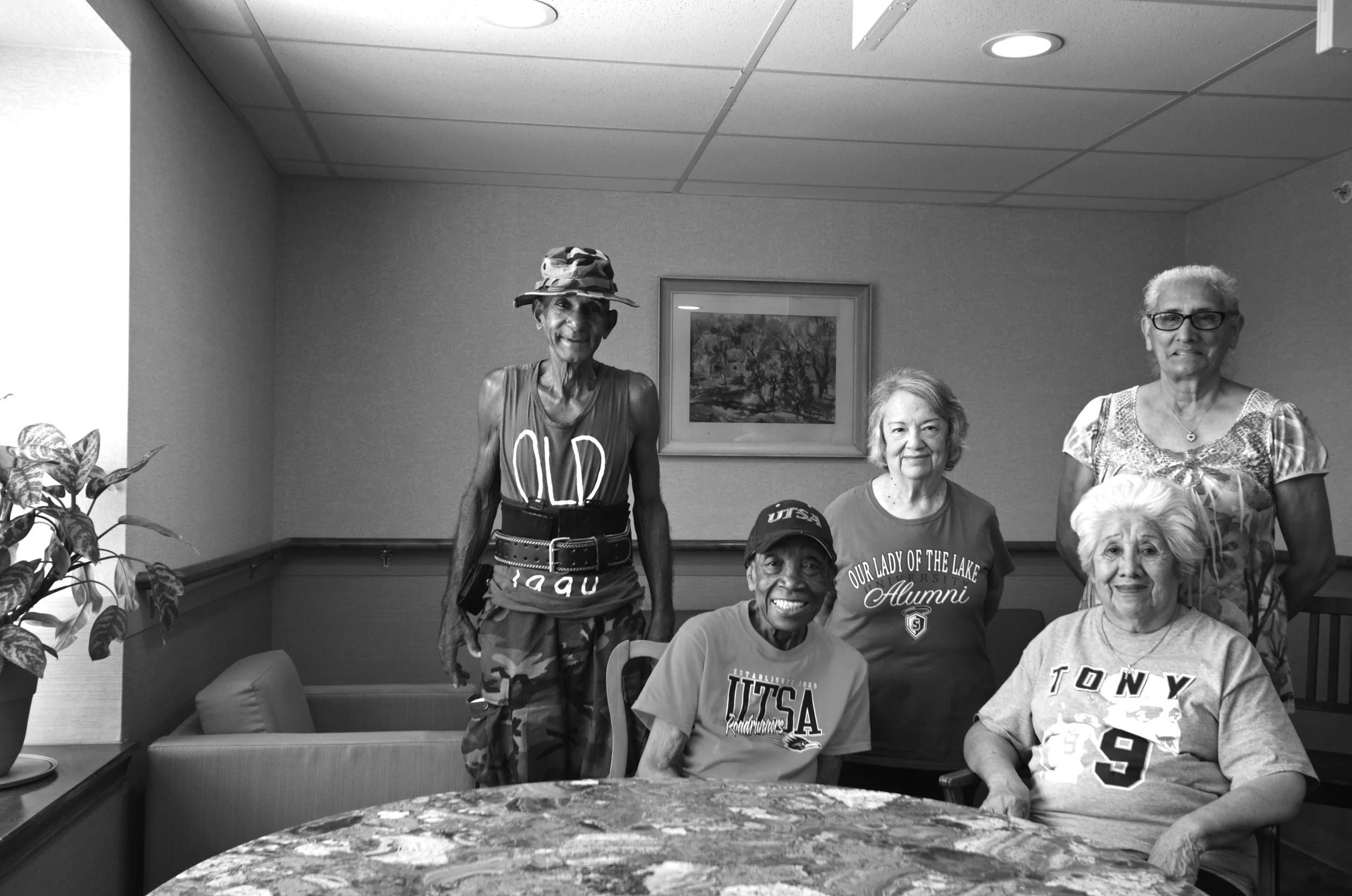 group at tableB&W.jpg