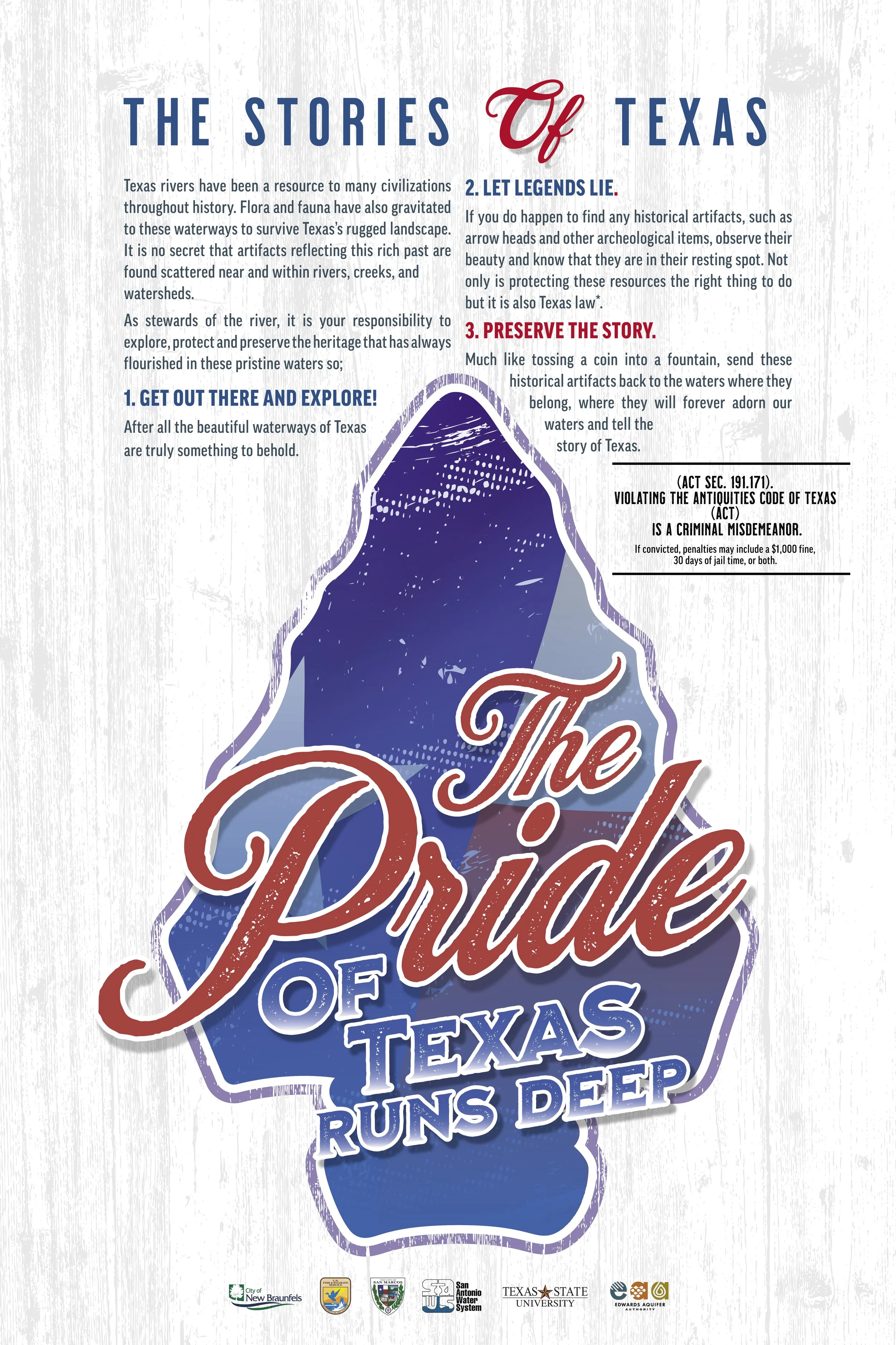 EA21-1001 W 48%22x72%22 Respect The River Sign 24#22.jpg