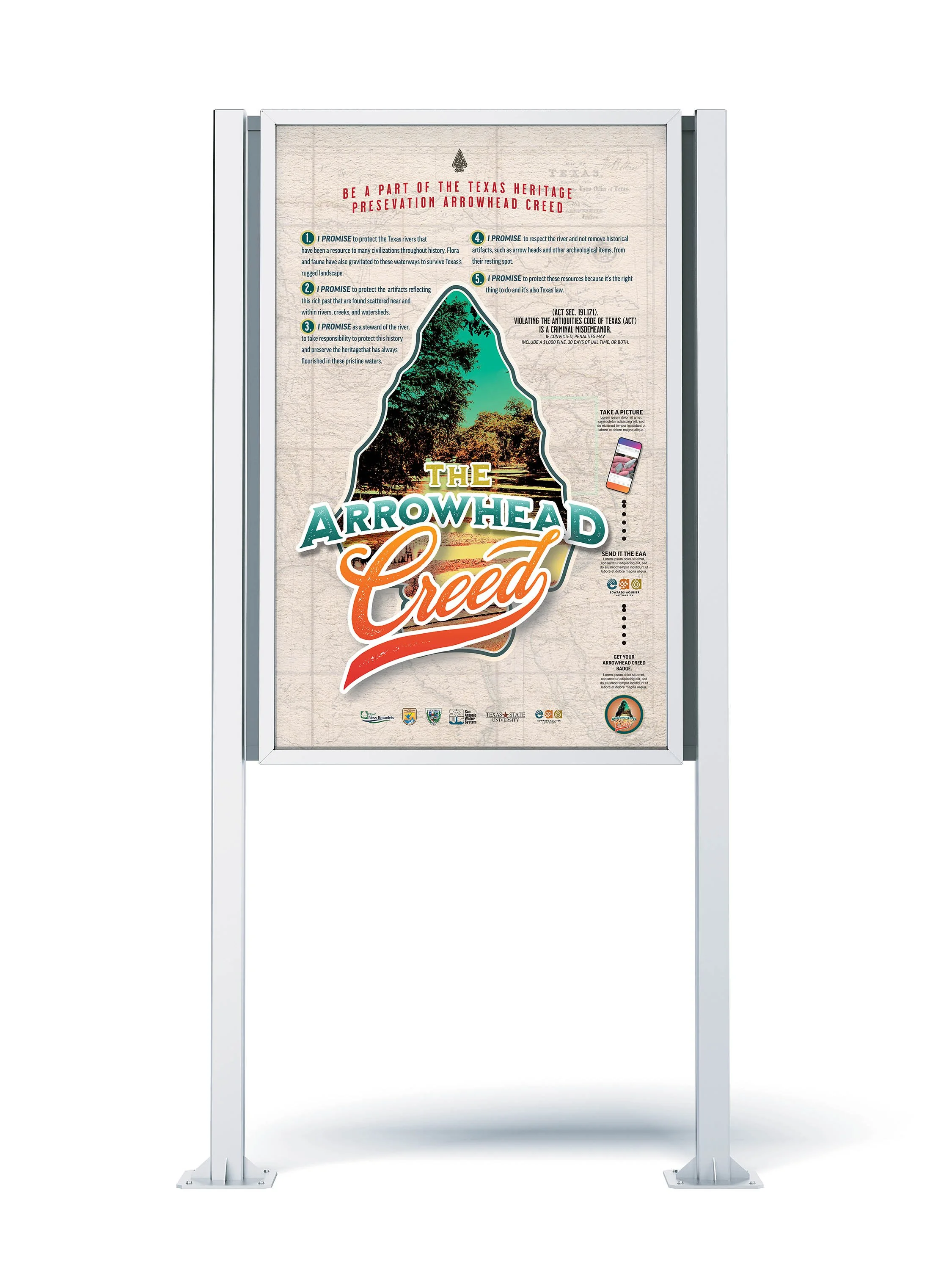 EA21-1001 W 48%22x72%22 Respect The River Sign#2 copy.jpg