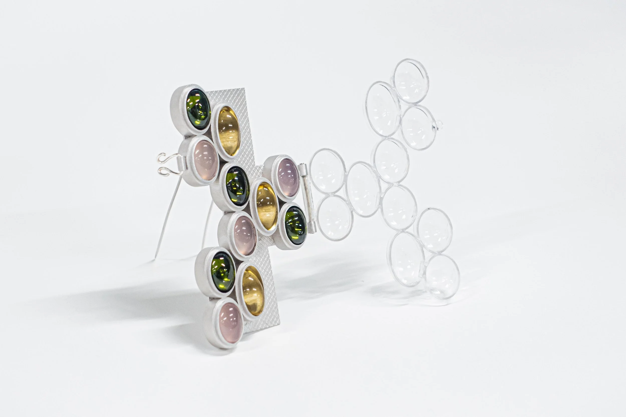 JingyaoLi_JewelleryCoatingI_2024_RhodiumPlatedBrass_Gemstones_Medication_9.22x5.70x2.05cm_£450_01.jpg