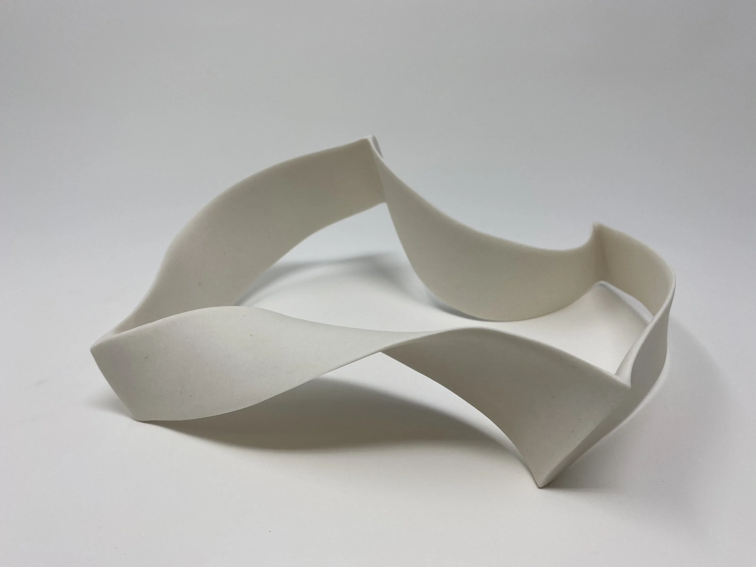 _Squares Series I, 2020, 23.5 W x 16 D x 7.5 H, Handbuilding, White Porcelain Paperclay, 169 gm, Edition 1,  GBP  _.JPG