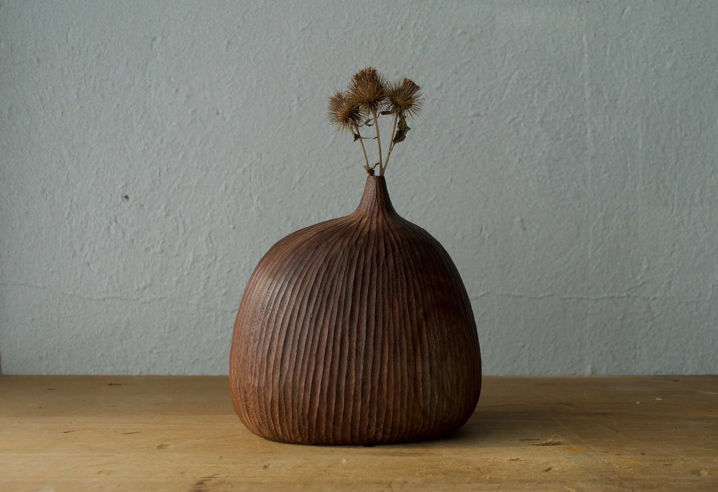 Bison Blub (1).jpg --Grooved Walnut Vessel -- £300 -- 6_h -- Design from Feb. 2019.jpg