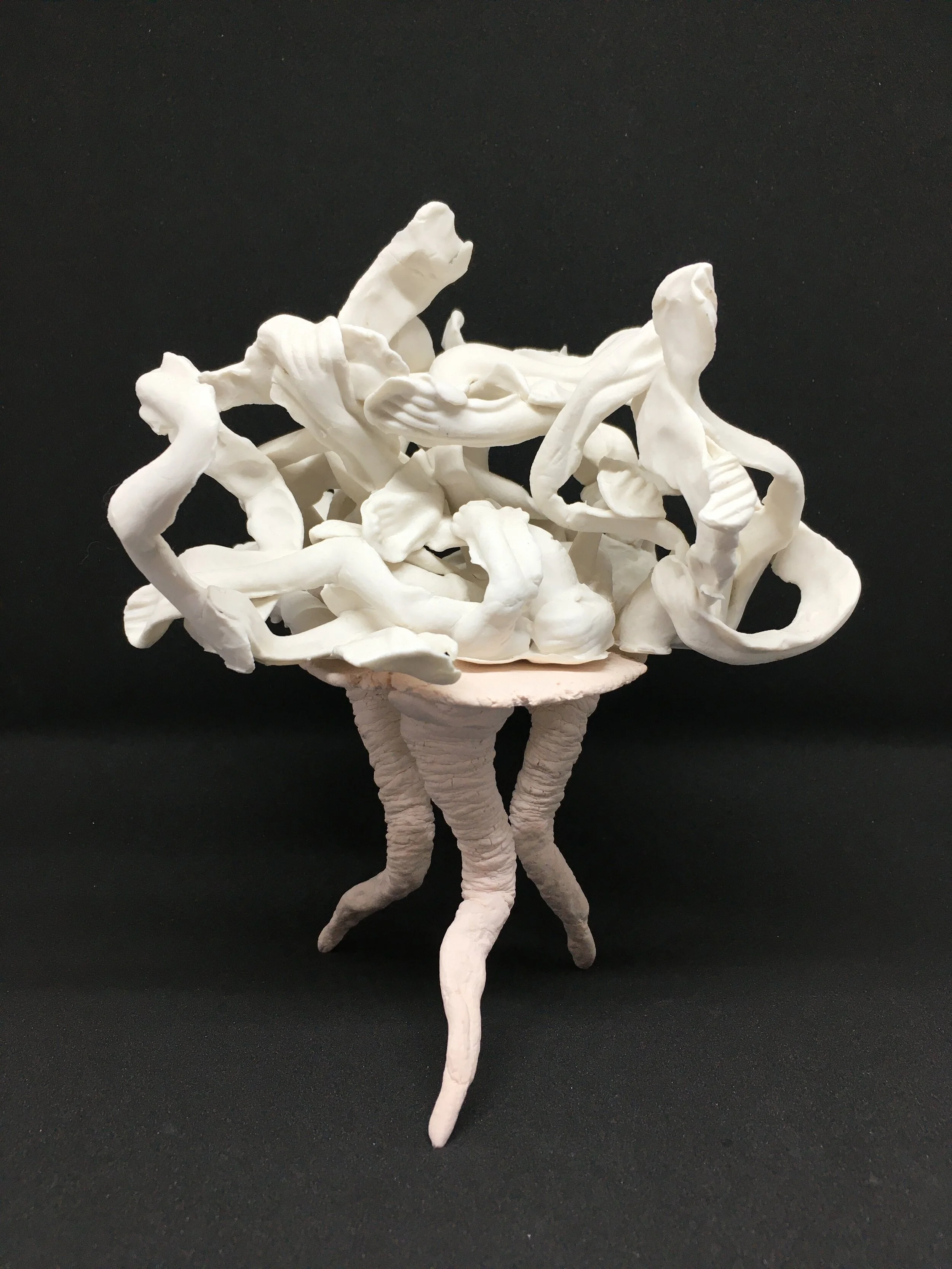 Sinuous 19x17x14 porcelain £450, 2020.JPG