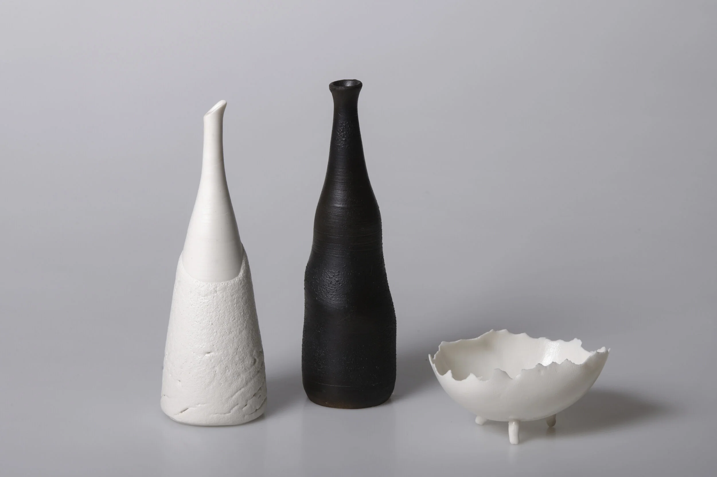 Lucie, Alphonse et Marinette porcelainandstoneware 2020 300livres sterling .jpg