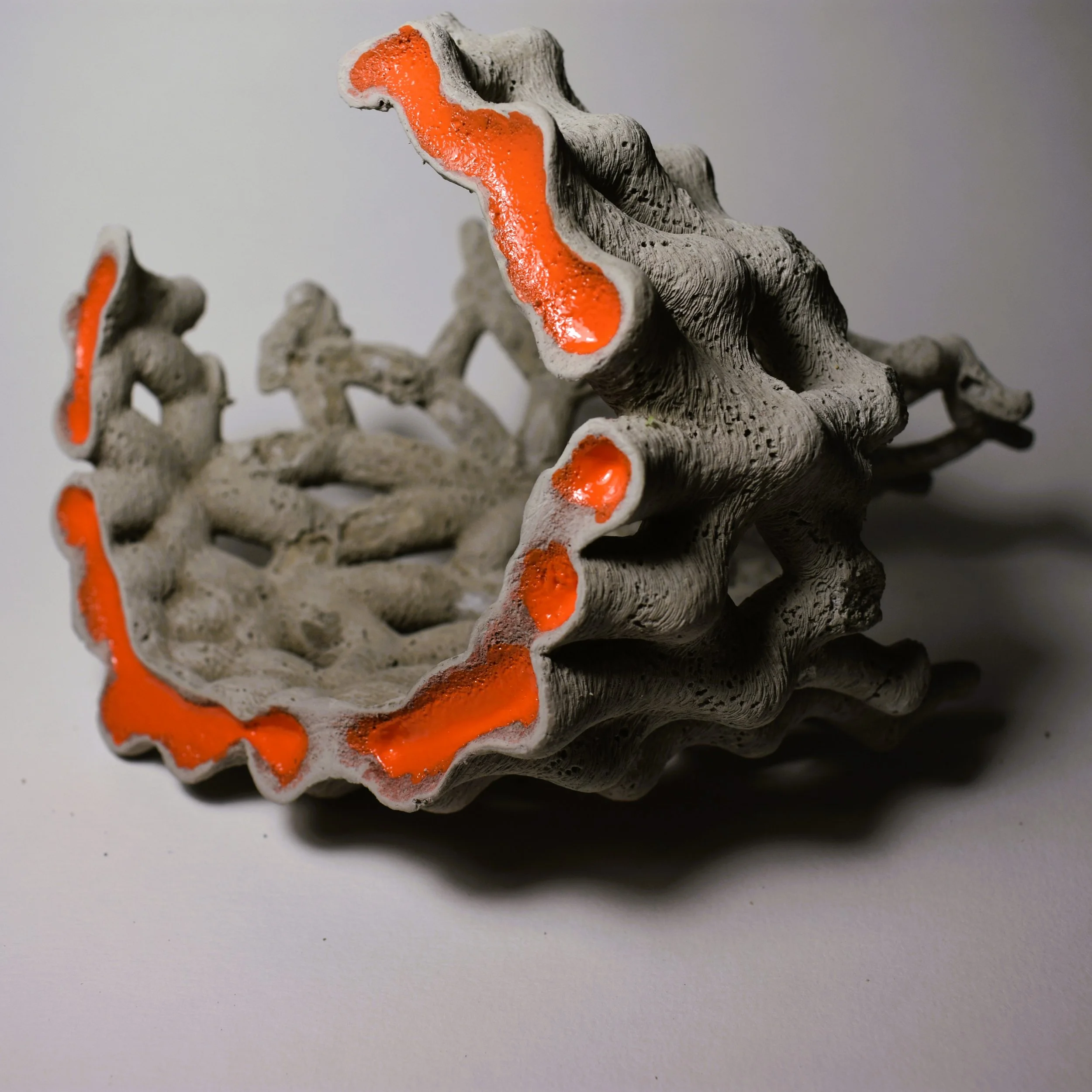 EnchantedMatter_FragmentsOfAFutureMythology2_2025_ConcreteAndEnamel_12x12x14cm_£425.JPG