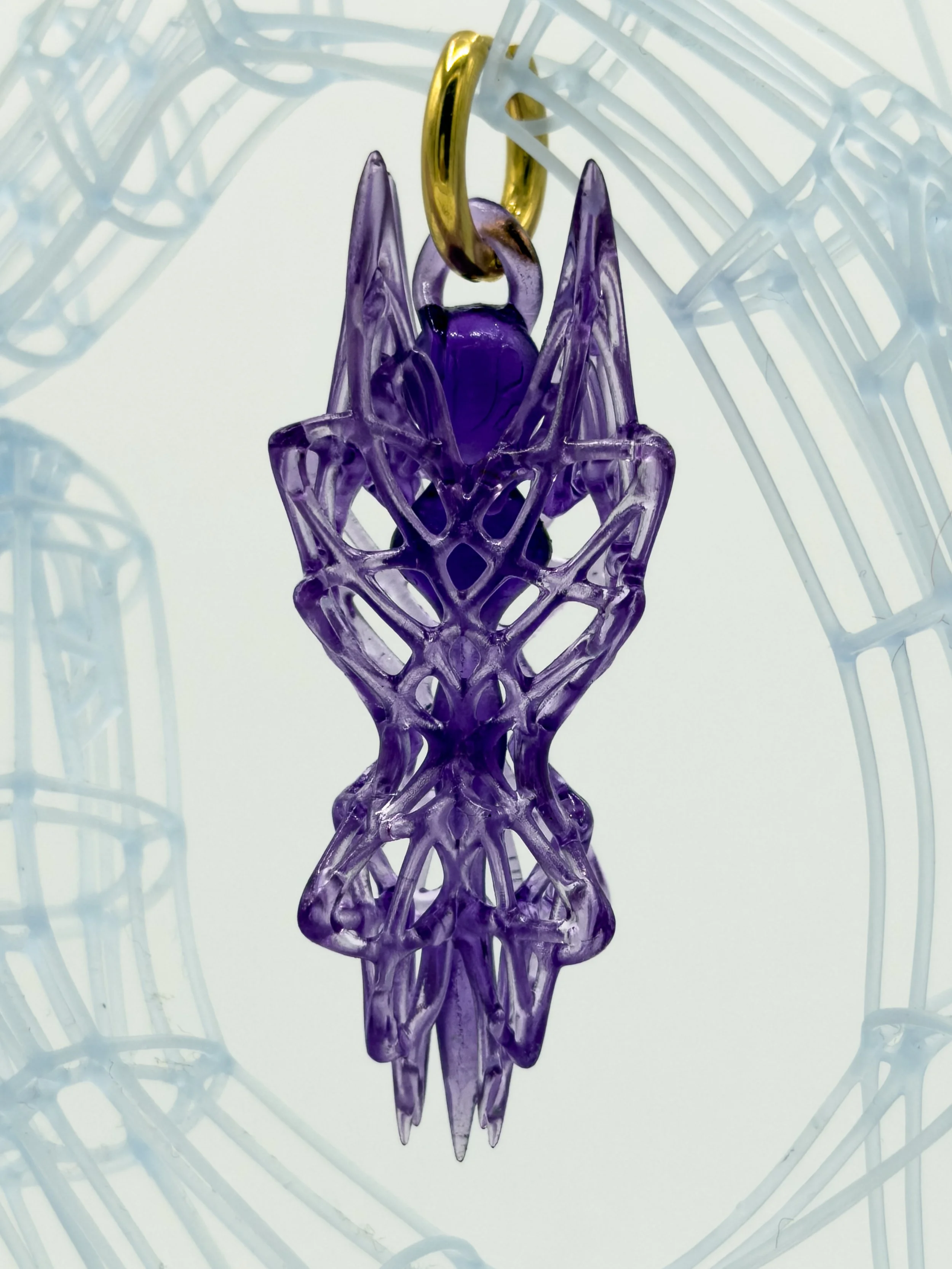 FernandaPovoa_AsterFractalisAcutus_purple2_2024_ PlantBasedResinLacquer18kGoldPlated304StainlessSteelHoops_8x2x2cm_£130.jpg.jpg