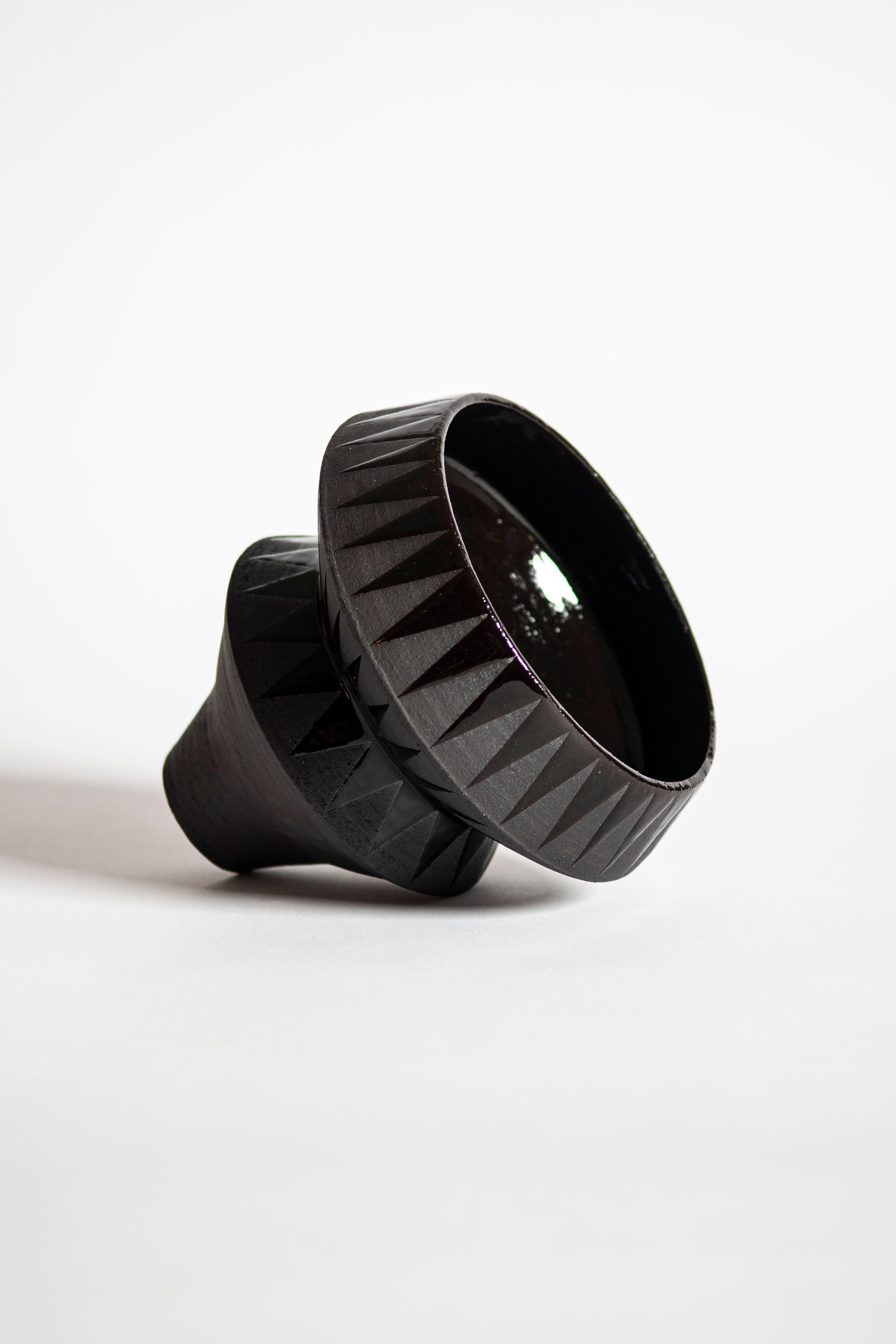 SophieDurandet_BlackWaistedVase_2025_Stoneware_16.5x17.8x17.8cm_£140 .jpeg