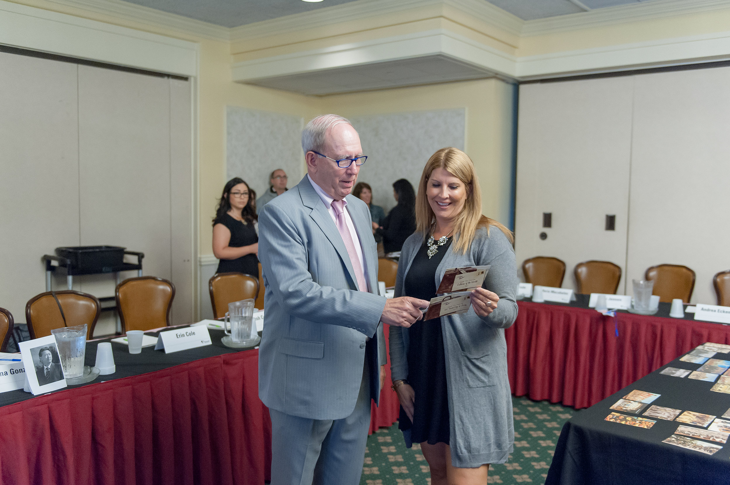 Dr. Jeff McCausland with workshop participant