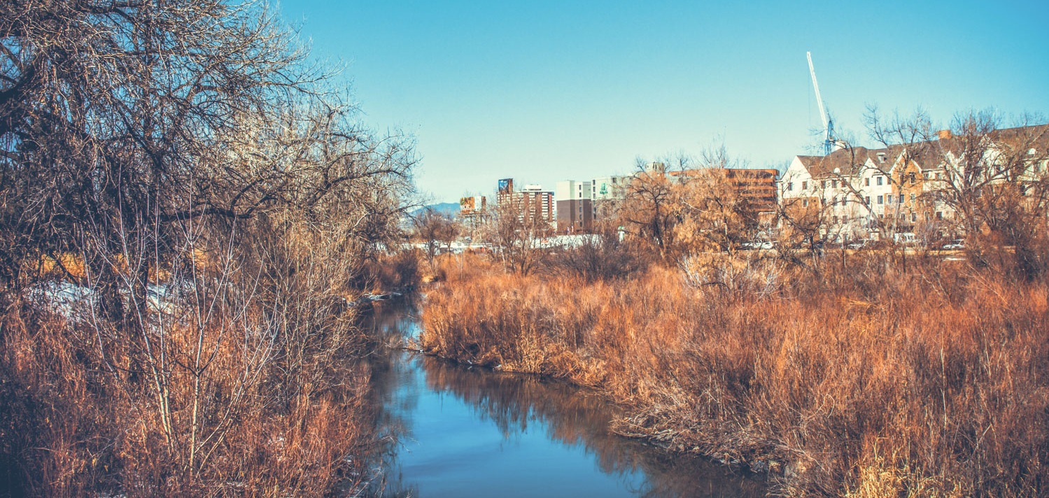 Cherry Creek with a view of Glendale.