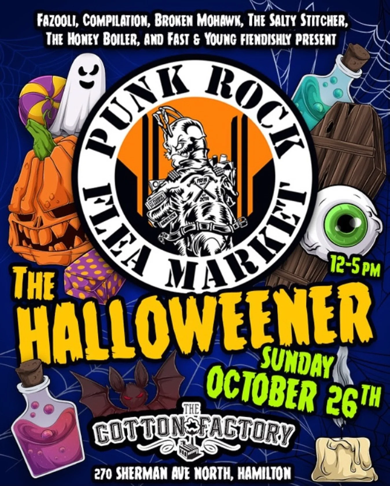 I&rsquo;ll be at the Punk Rock Flea Market in Hamilton! Sunday, October 26, 2025 from 12 -5! Come say Hi! Buy some crap, stick around and let&rsquo;s chat. @punkrockfleamarkethamilton