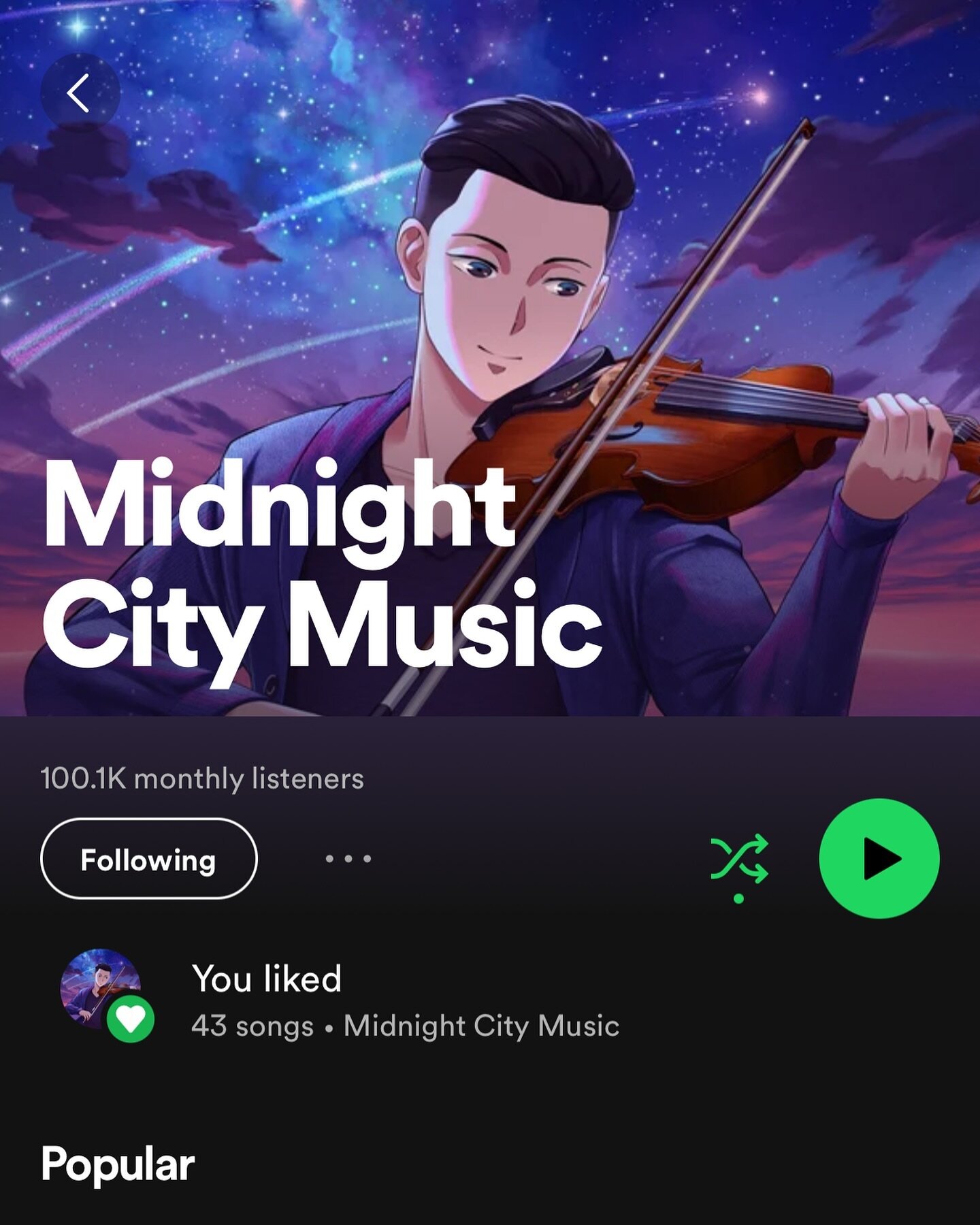 We hit 100K monthly listeners on Spotify!!! THANK YOU for your support ❤️
.
Honestly, the thought of other people wanting to listen to my music is still like 🤯. But I will keep working hard to bring good covers and arrangements on this platform! 🥂 