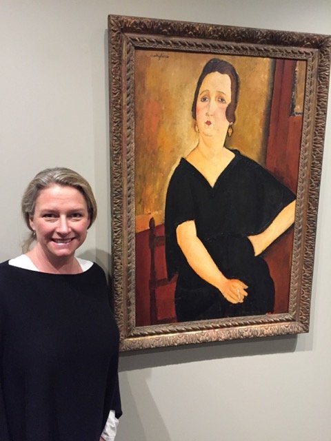  Jayme taking in all things Modigliani at the National Gallery of Art, Washington DC 