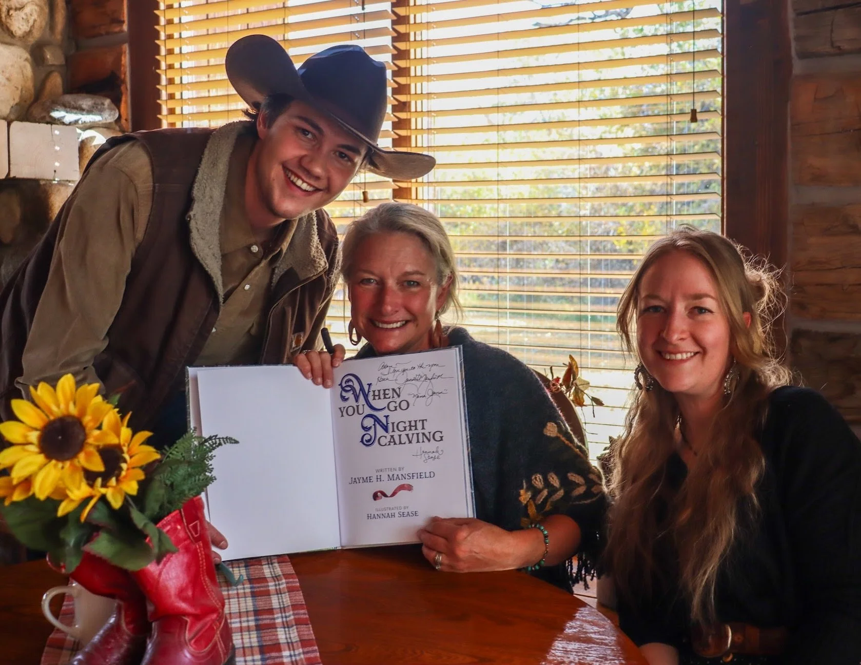 The barn dance and book launch for my new children&rsquo;s book, &ldquo;When You Go Night Calving&rdquo;, was an absolute hit! We gathered at the Vee Bar Ranch for live music, baking contests, and time with friends, old and new. And of course, Tucker