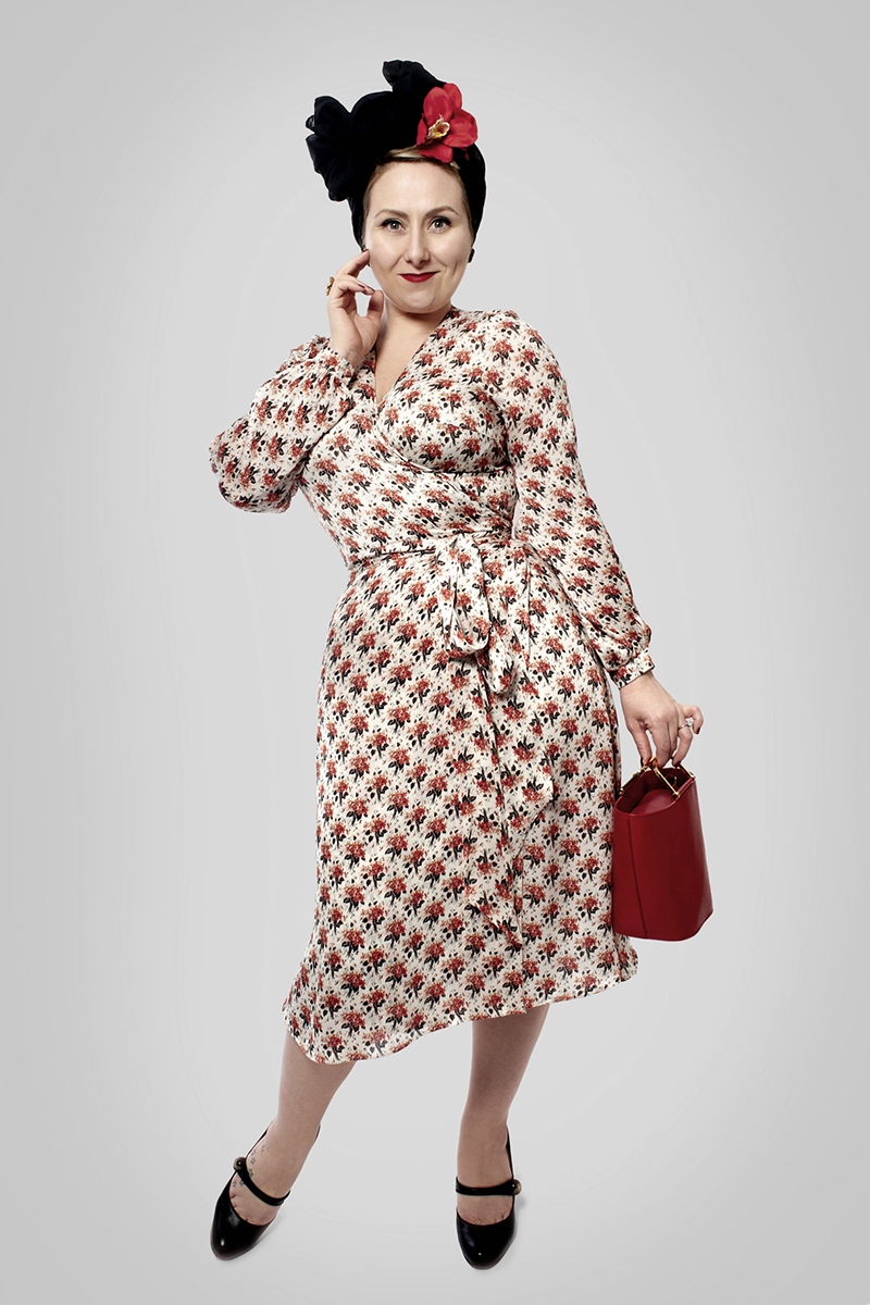 Summer wrap-dress you can sew and fit perfect to your body