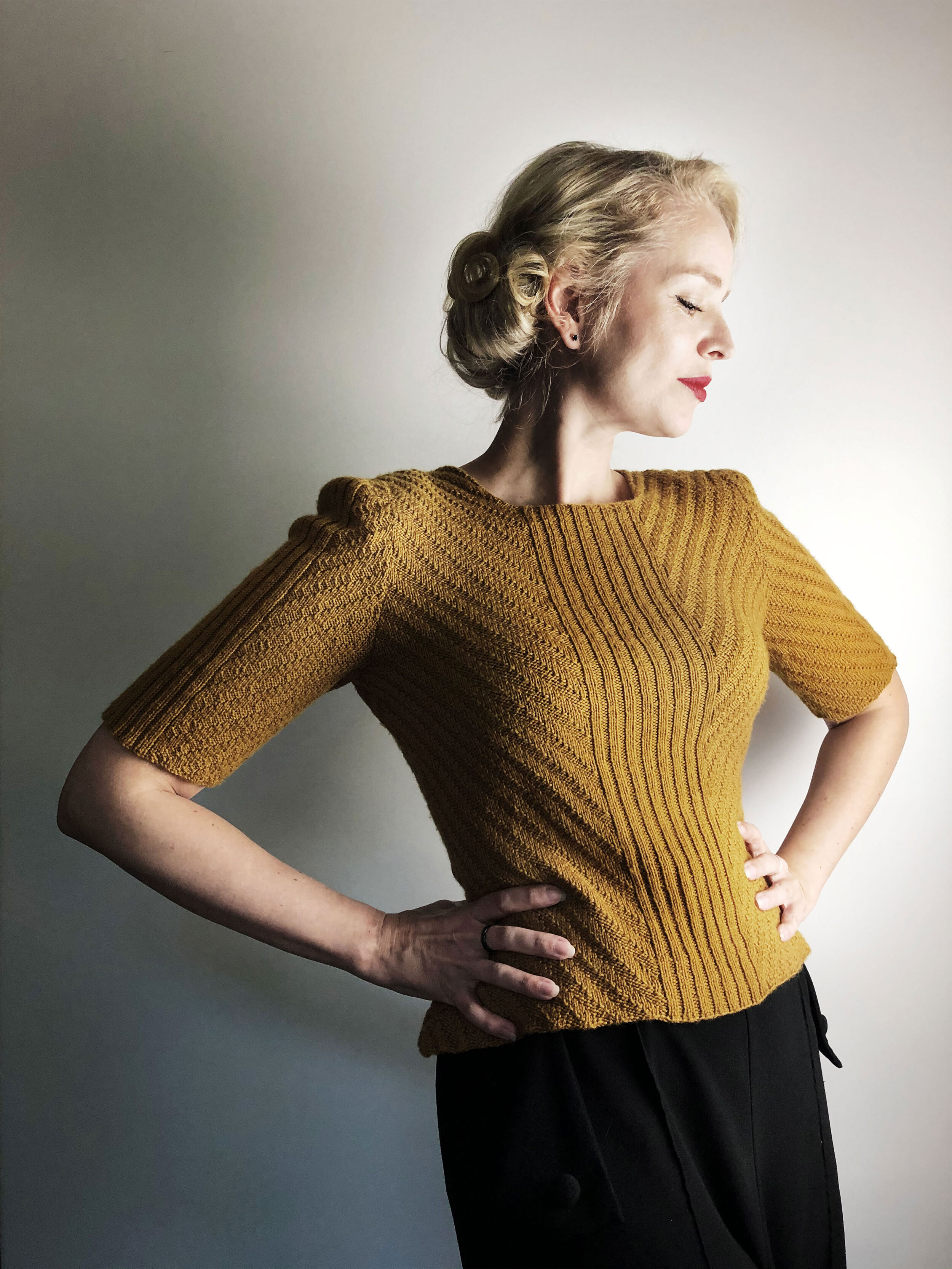 knitted blouse pattern