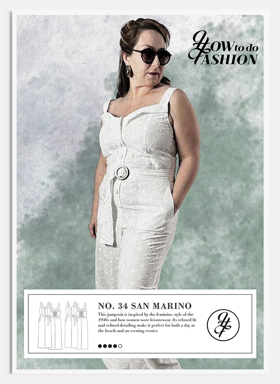 No. 34 San Marino - Printed - Size 32-54
