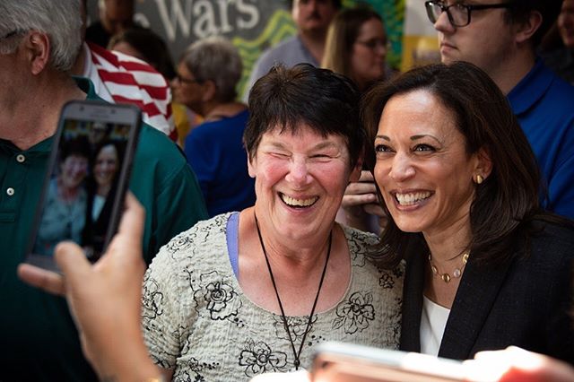 Got the privilege of snapping photos for #kamalaharris this weekend in #Waterloo and #Dubuque. The crowd was spilling over the fire code, surely. 🔥🔥🔥