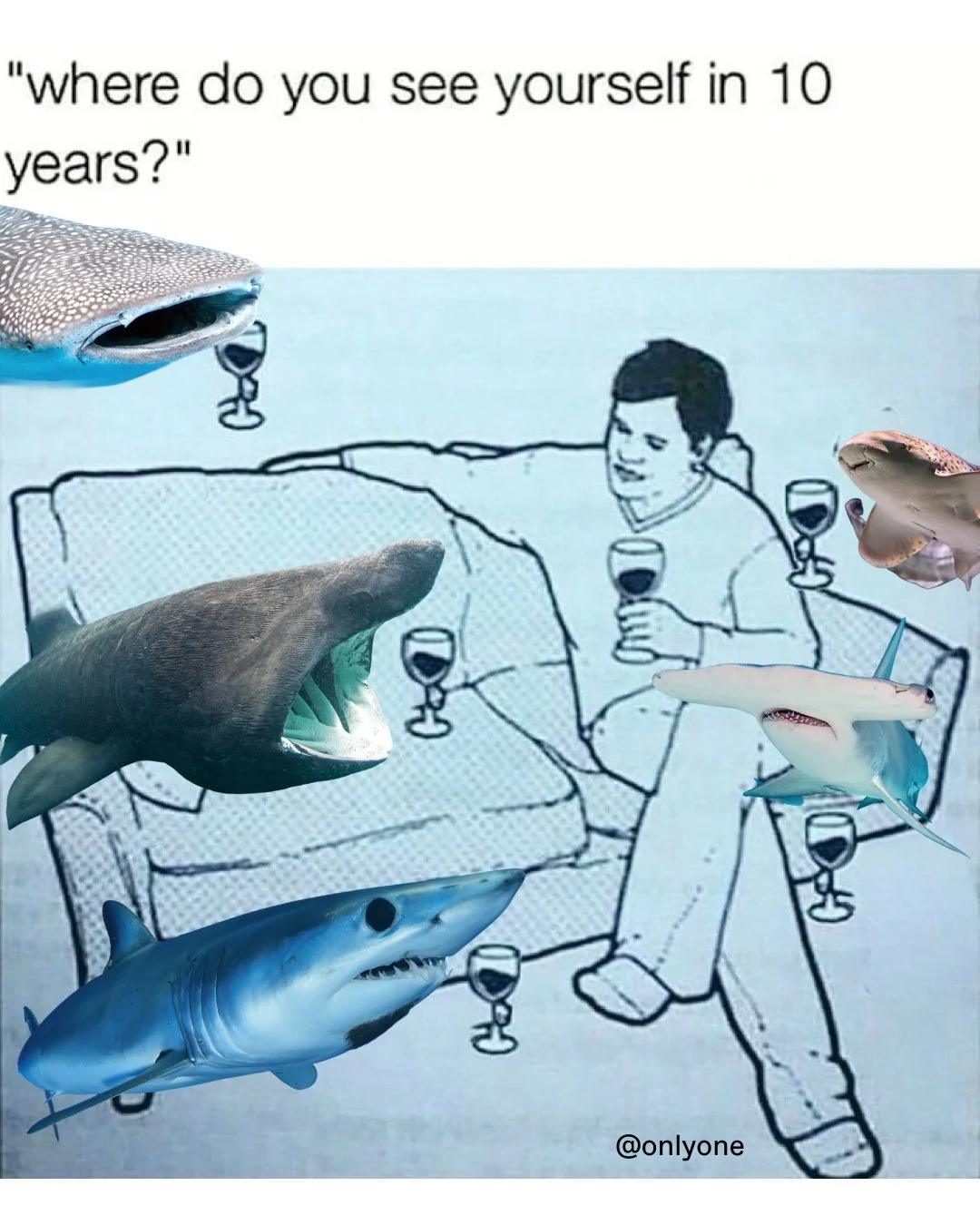 Plan A: Retire early. Live off-the-grid in a commune with my shark friends. ⁠
Plan B: