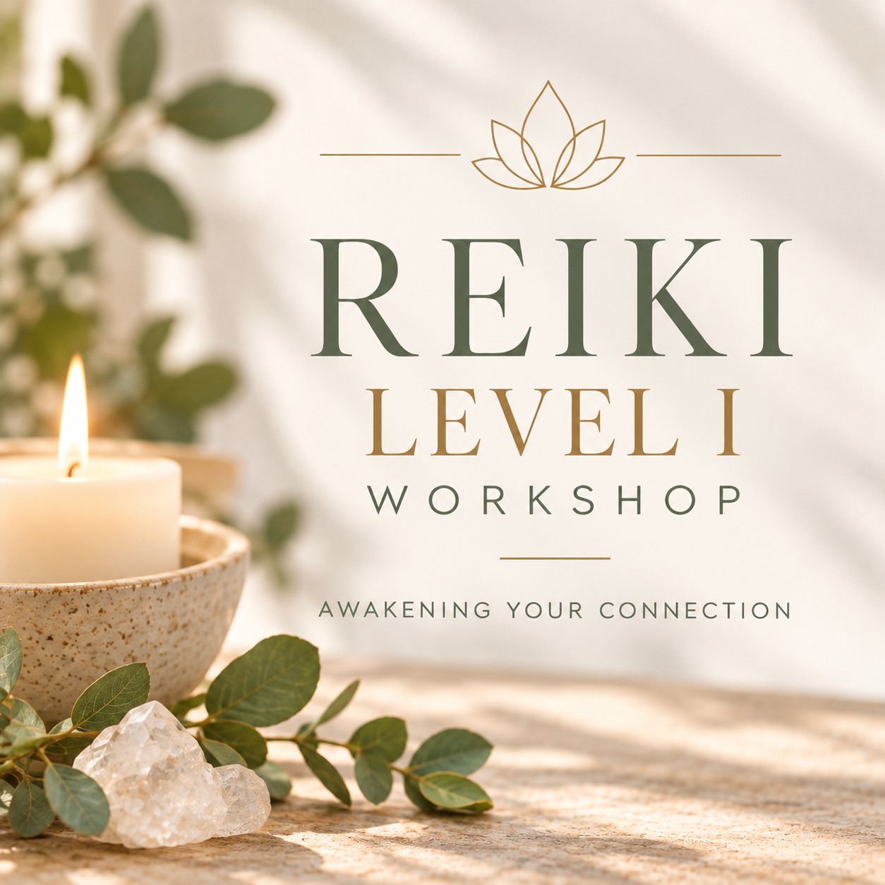 Reiki Level 1 Class &amp; Lunch