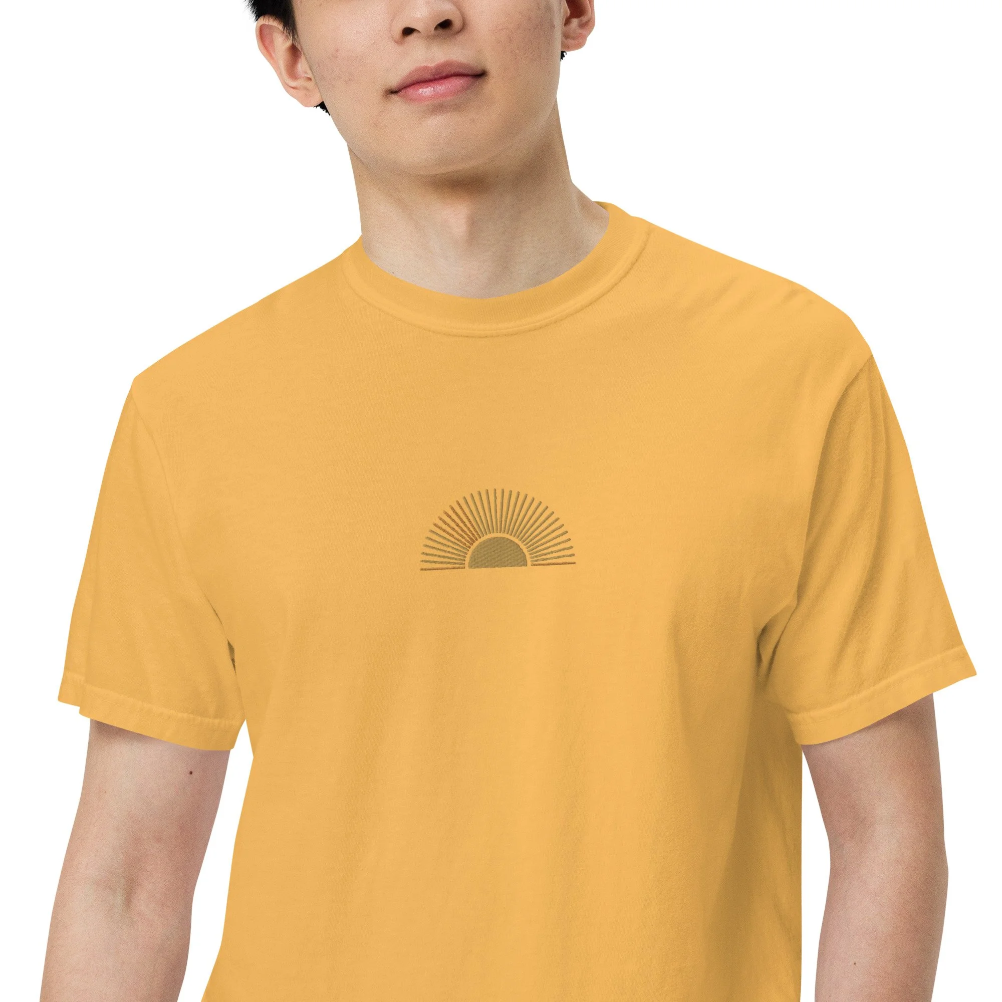 unisex-garment-dyed-heavyweight-t-shirt-mustard-zoomed-in-2-6921db948e954.jpg