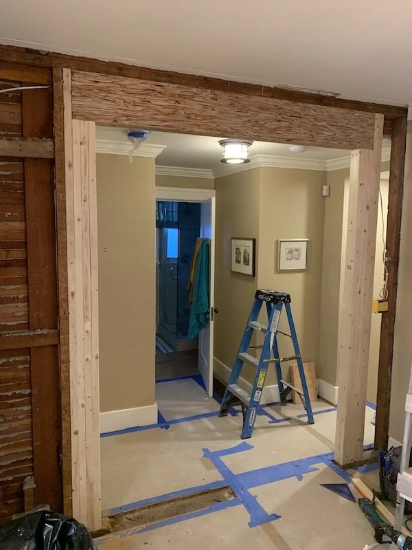 Floor protection during a renovation