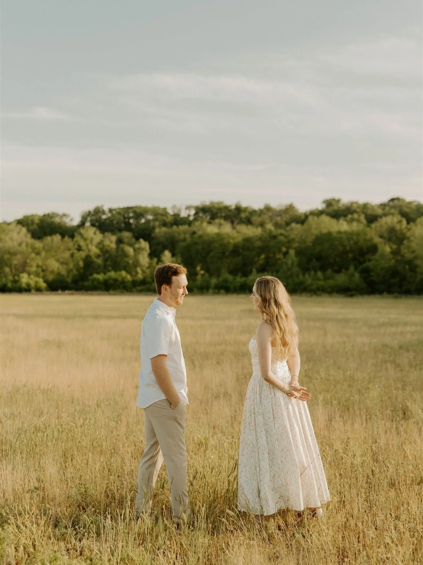 My favorite type of session, open field, good music, good moods, perfect weather, and BLUE sky! Can&rsquo;t wait to capture Julia + Aarons wedding this summer!!!!