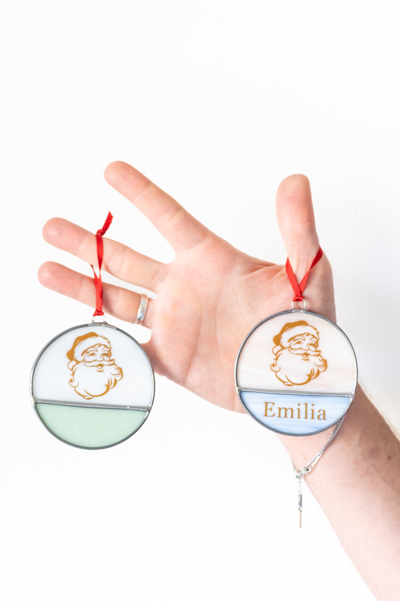 Custom Santa Ornament