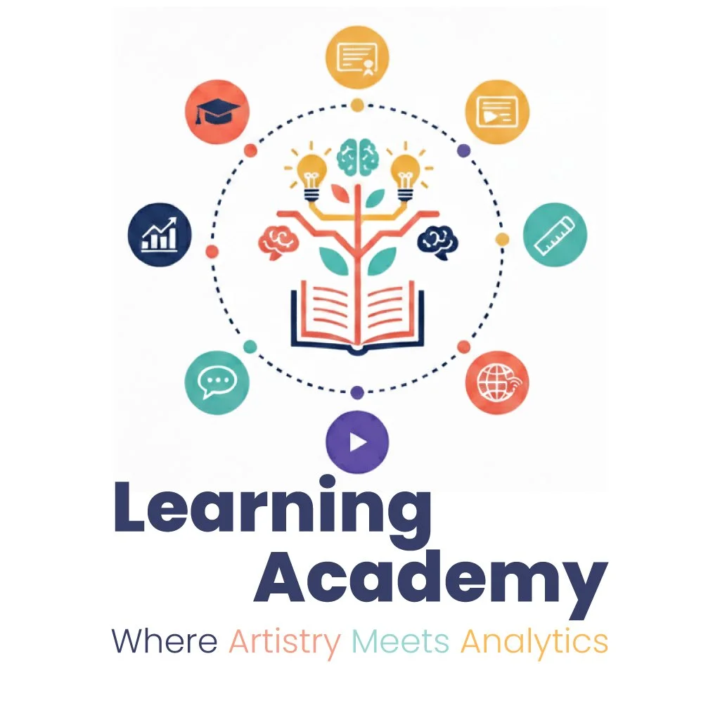 Knowledge with purpose. Growth with grace.

The Learning Academy is where minds expand and hearts stay open. It&rsquo;s about nurturing emotional intelligence, strategic clarity, and creative confidence &mdash; helping individuals and teams evolve wi