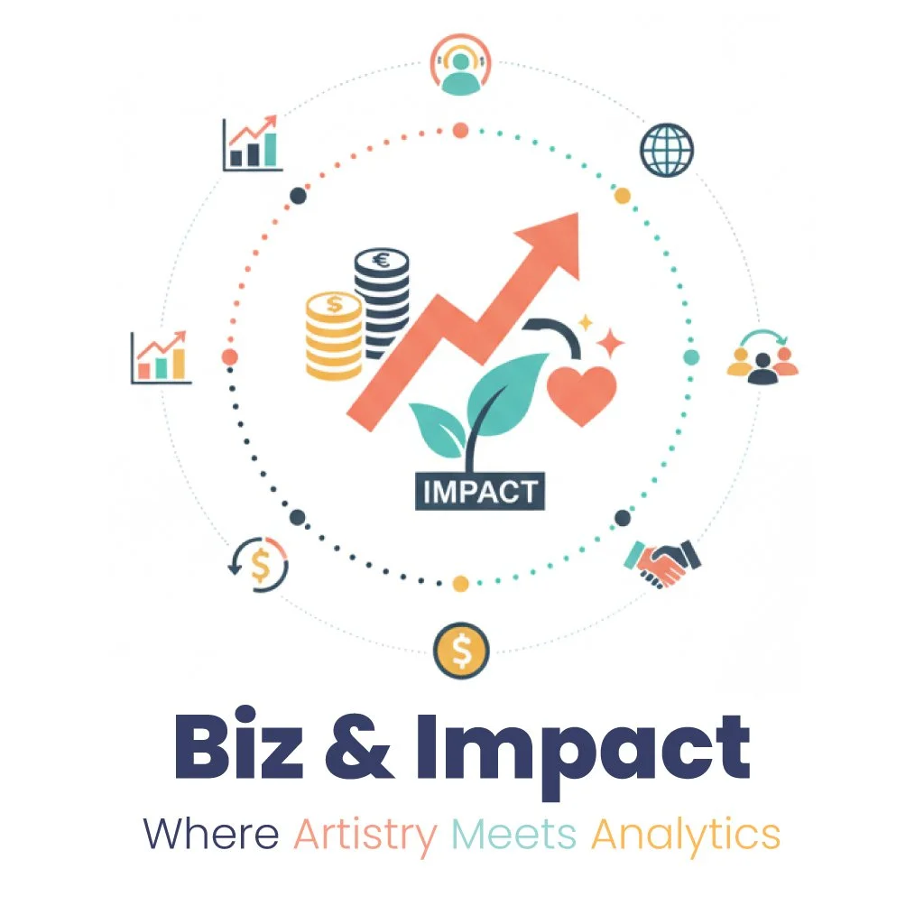 Biz &amp; Impact

Profit with purpose. Growth with impact.

Biz &amp; Impact helps align business goals with a deeper sense of responsibility. Because success isn&rsquo;t just about numbers &mdash; it&rsquo;s about the difference you make while achie