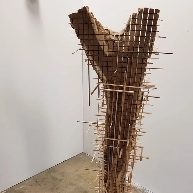 (re)Collection #2 #wip #recollection #recollections #recall #reconstructivesurgery #anthropocene #reconstruction #architecture #contemporaryart #grid #data #memory #sculpture #wood #liveedge