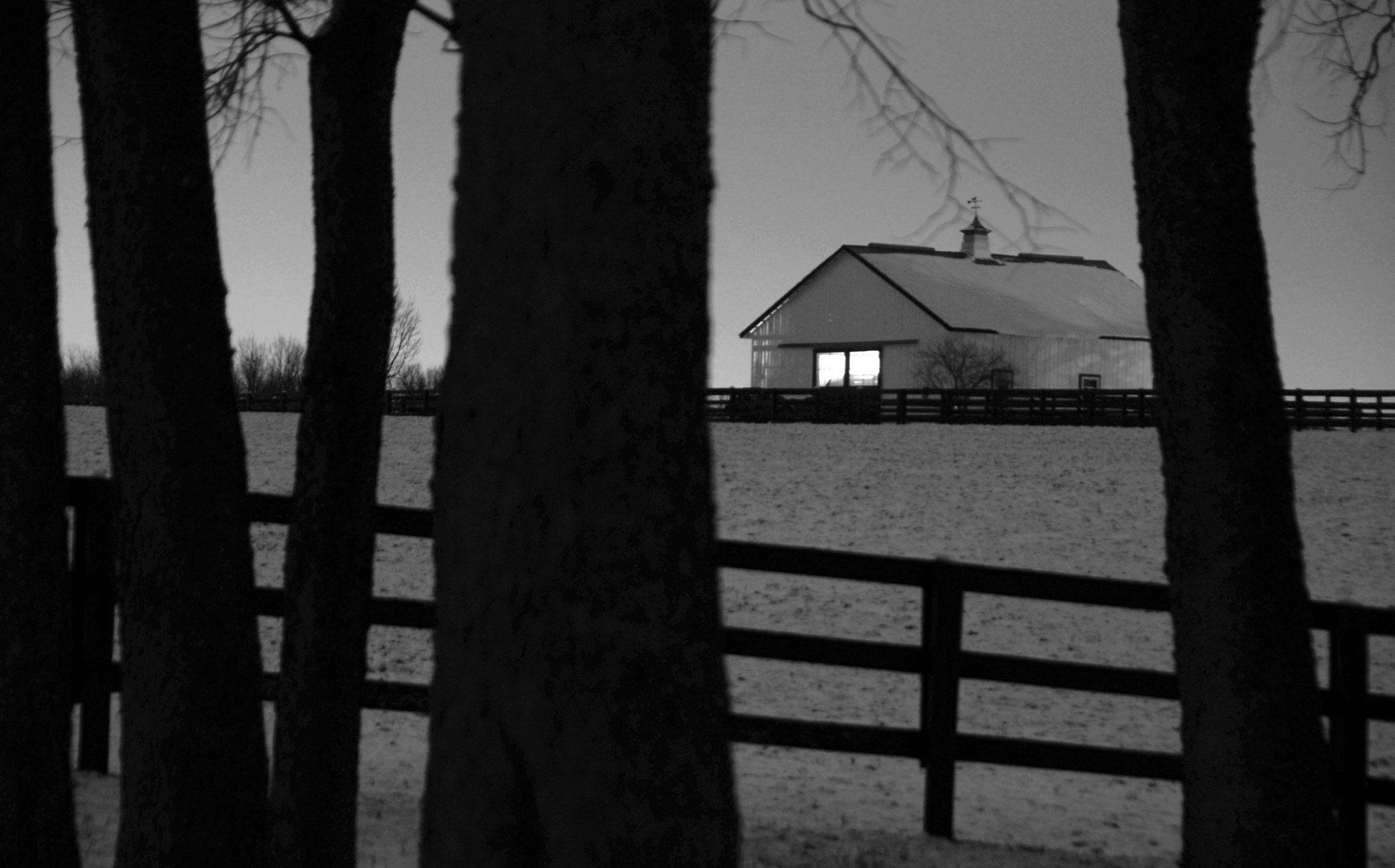 Barn and Snow