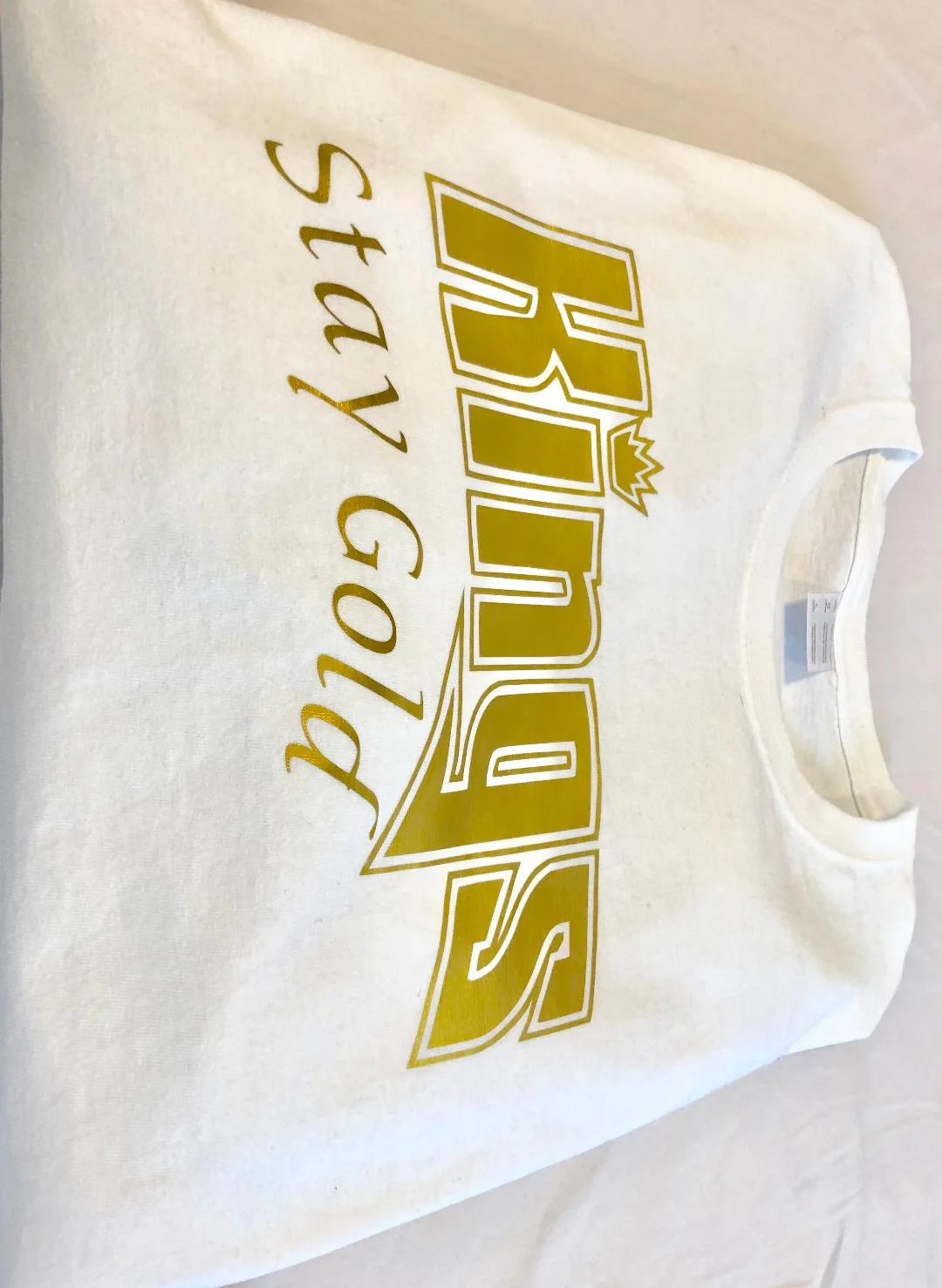 Kings Stay Gold White Long Sleeve