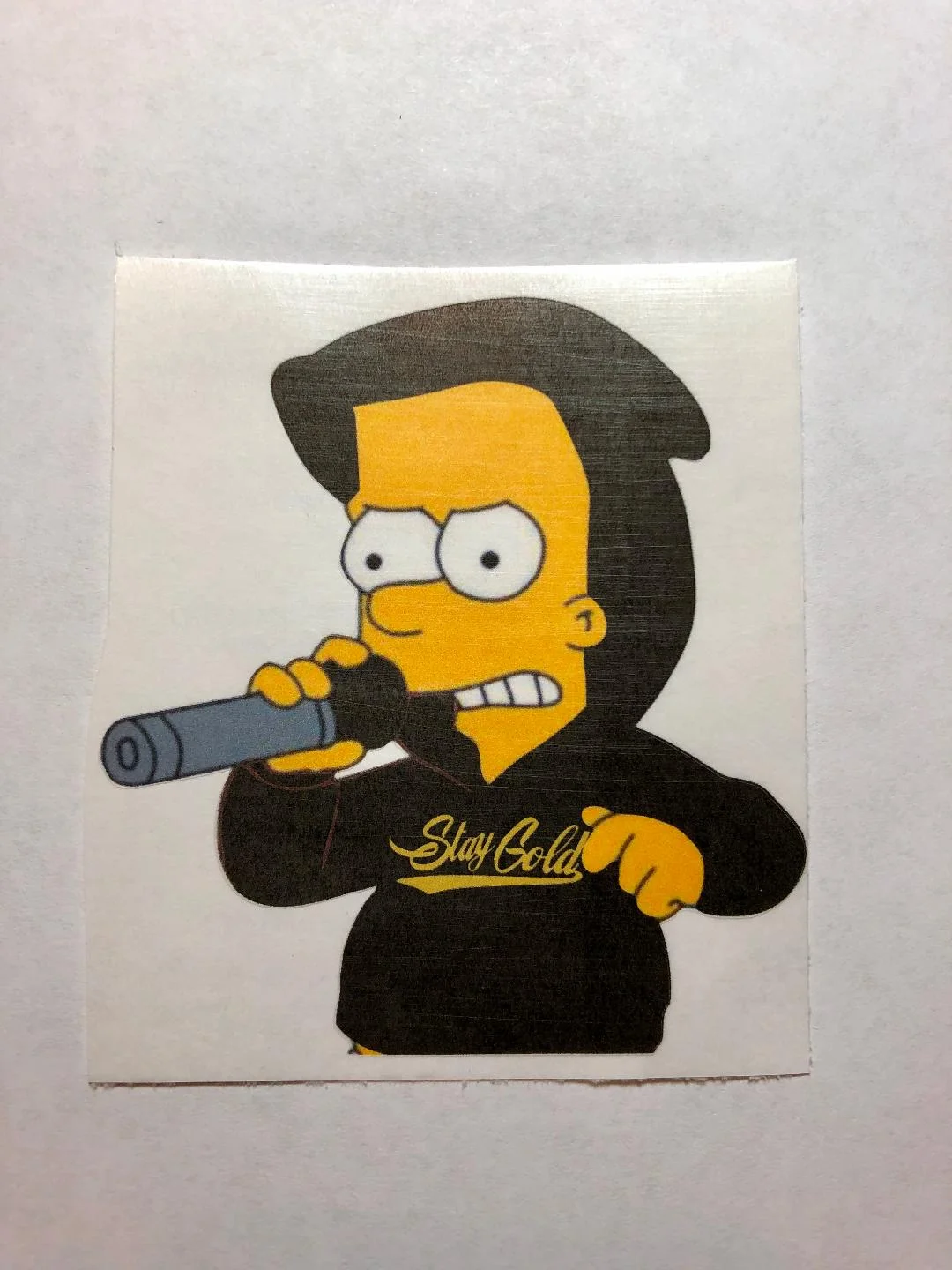 Stay Gold Bart Sticker