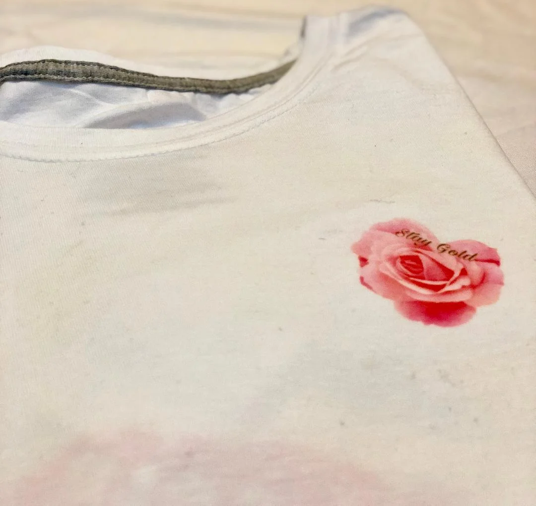Stay Gold Pink Rose T-Shirt 