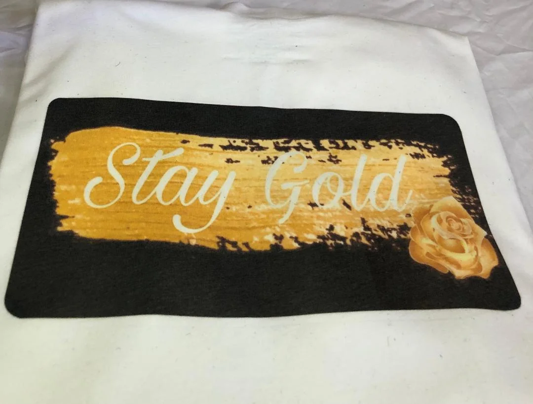 Stay Gold Rose White T-Shirt