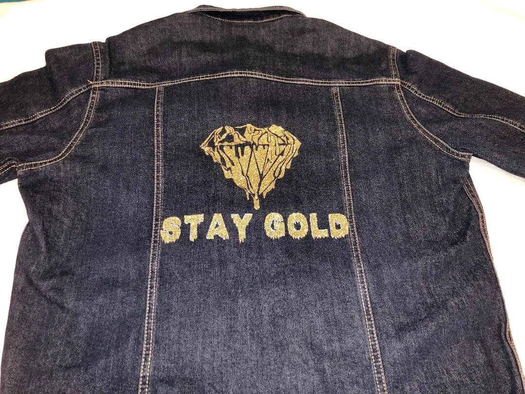 STAY GOLD DRIPPIN Jean Jacket 
