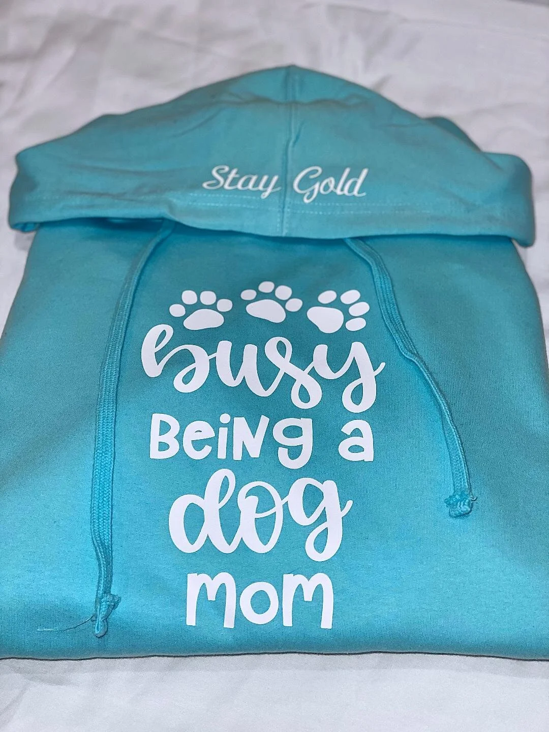 Dog Mom Stay Gold Hoodie