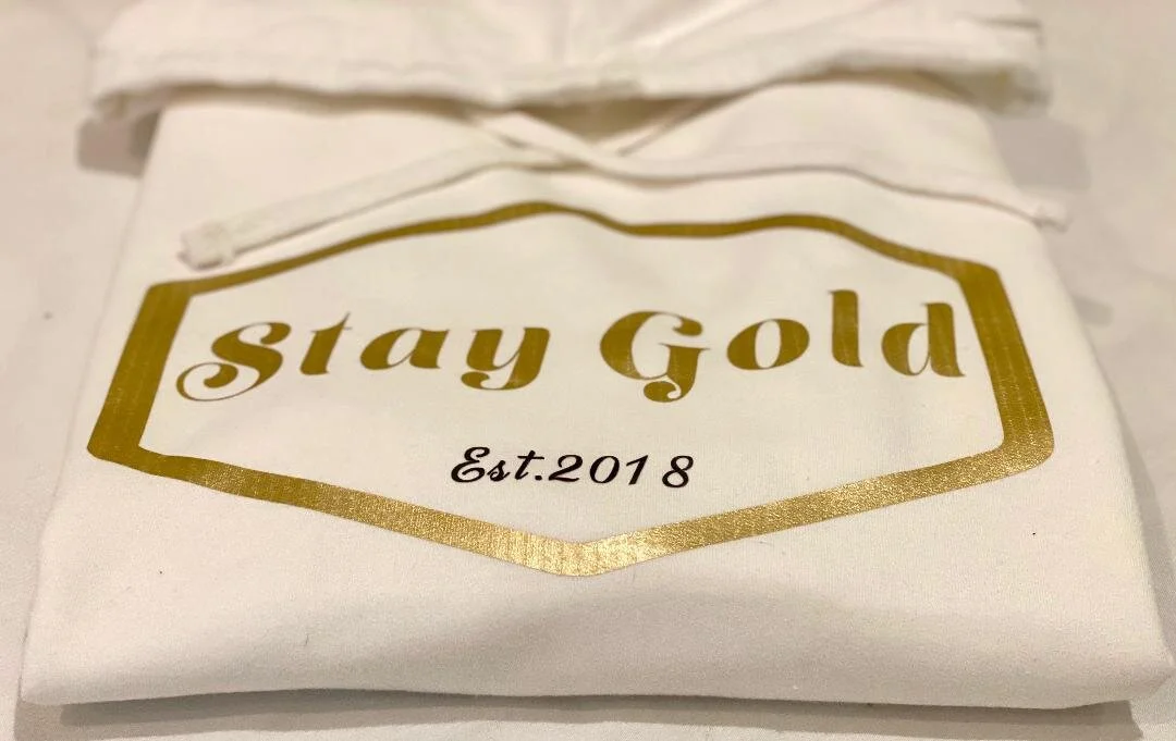 Stay Gold Original White Hoodie