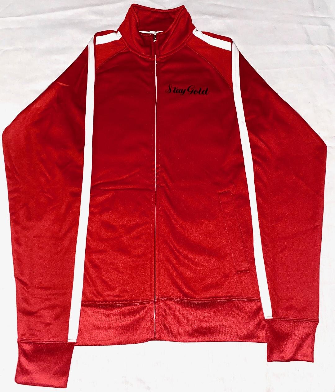 ICED OUT Stay Gold Red Jacket