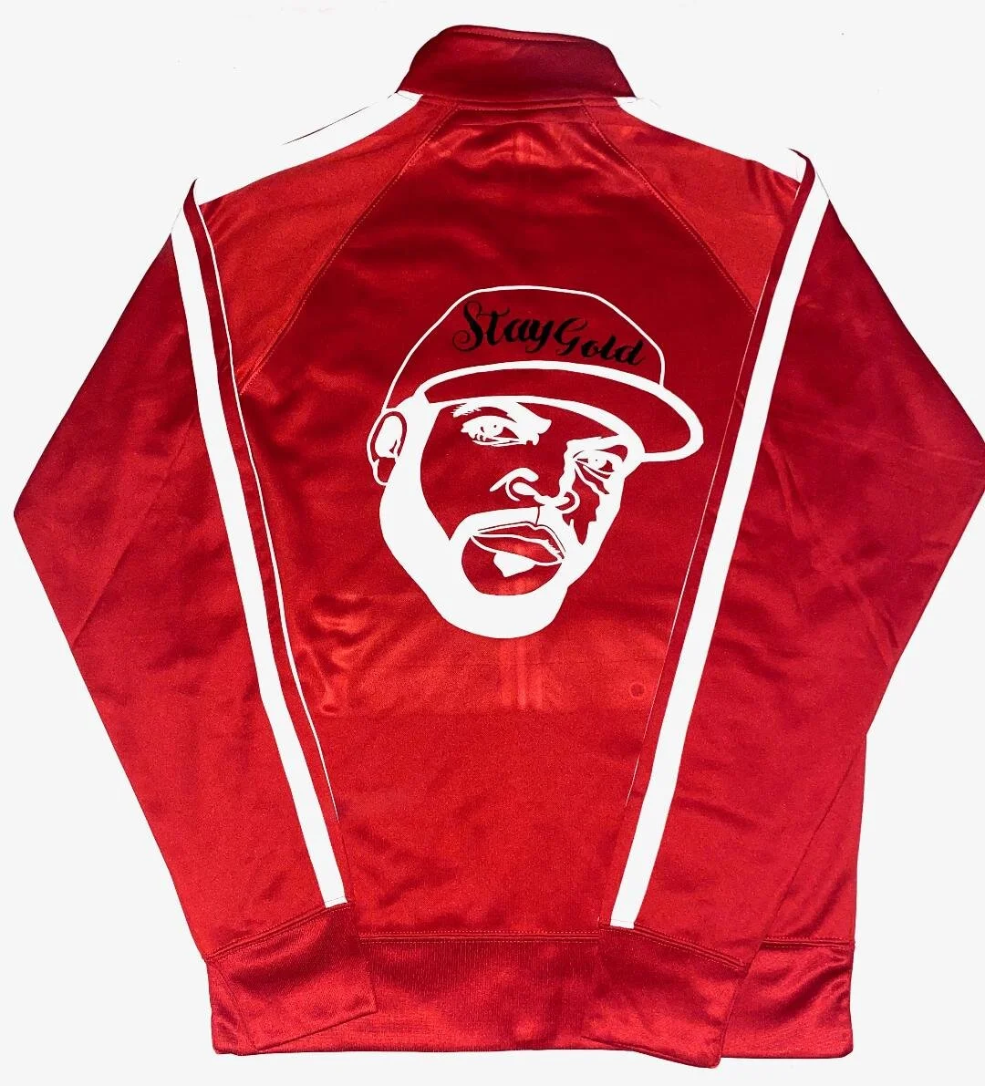 ICED OUT Stay Gold Red JacketBACK.jpg