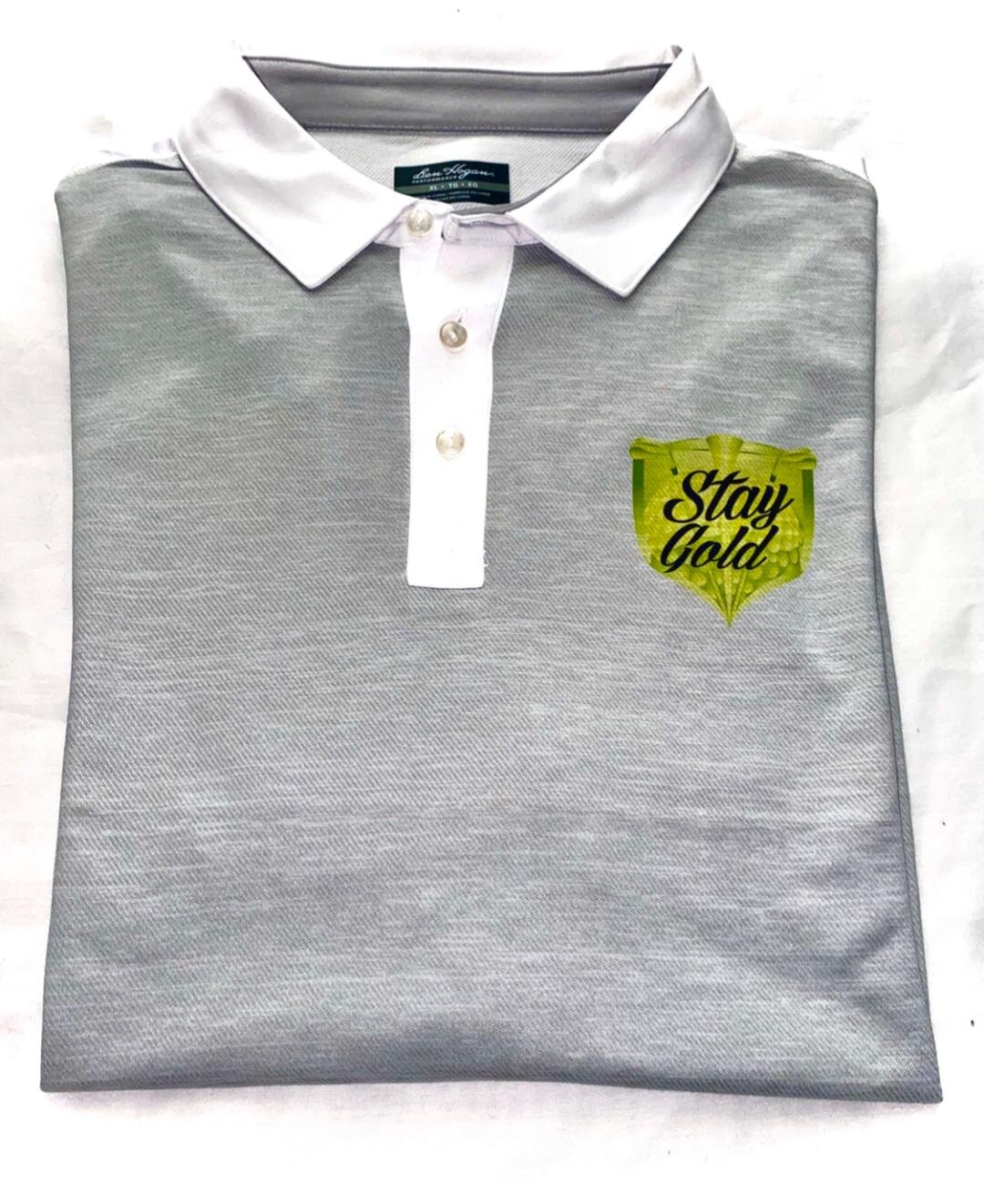 Stay Gold Hole In One Button Up