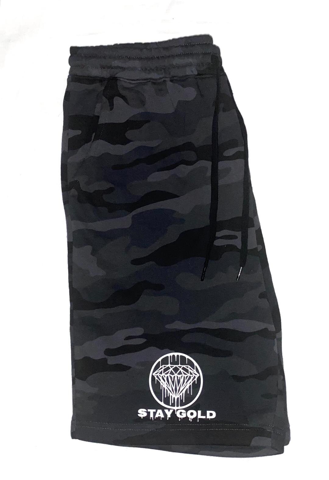 Black Camo Stay Gold Drip 